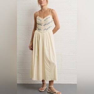 AE Bella Lace Insert Midi Dress